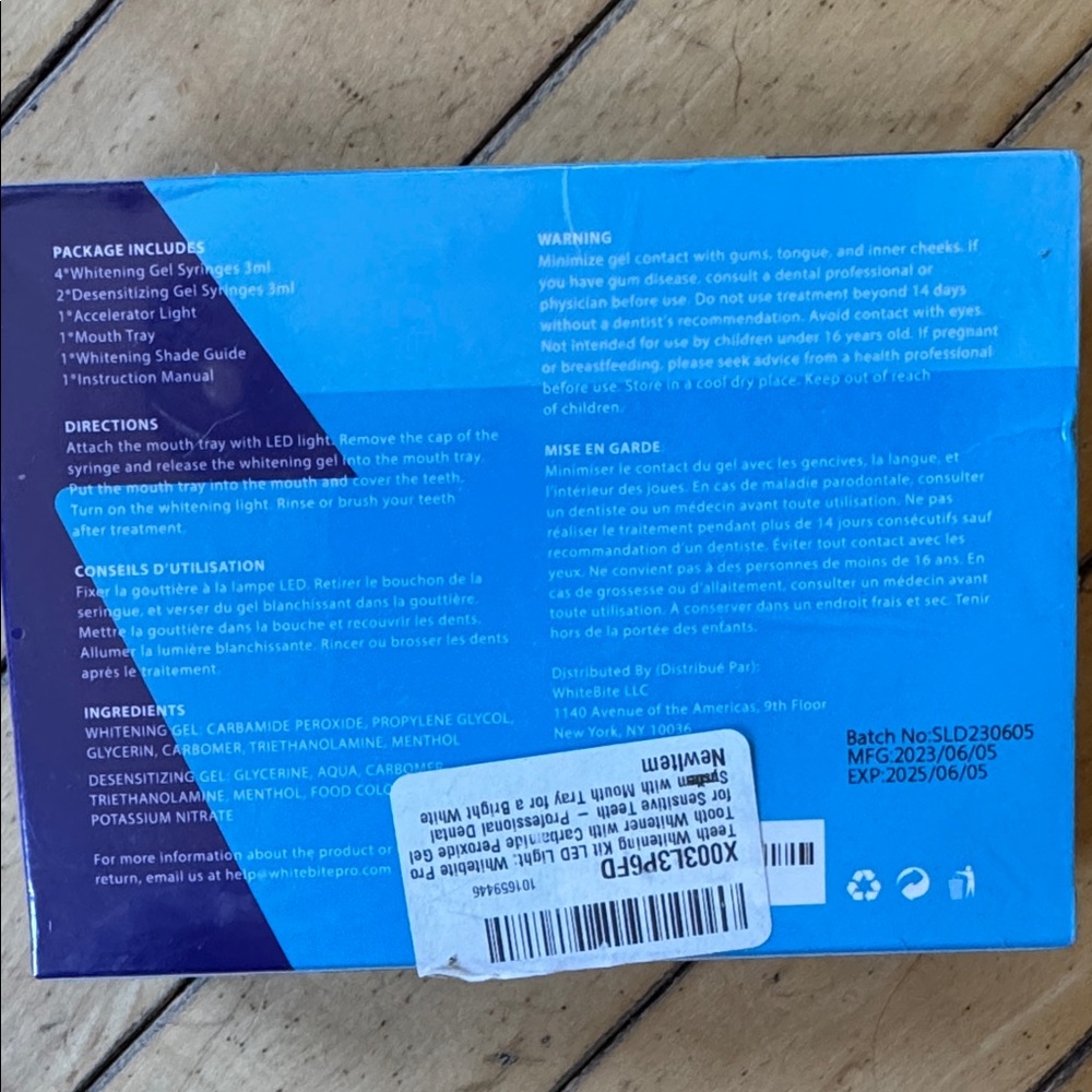 WhiteBite Pro Teeth Whitening Kit - Picture 2 of 2